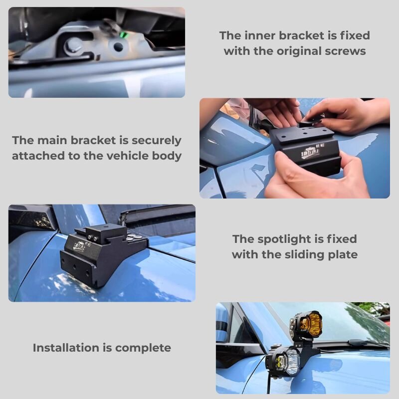 A-Pillar Spotlight Extension Bracket  for Denza B5