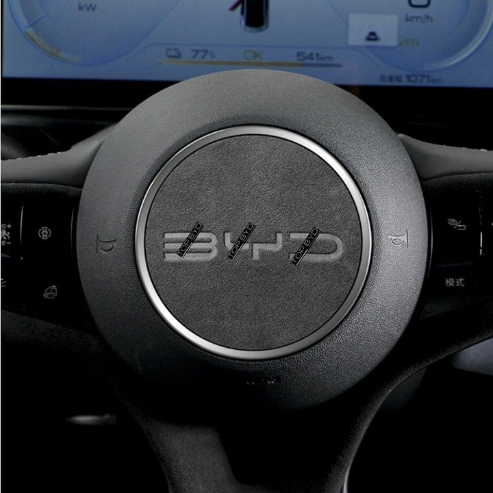 Genuine Alcantara Steering Wheel Cover for BYD Seal 6 DM-i