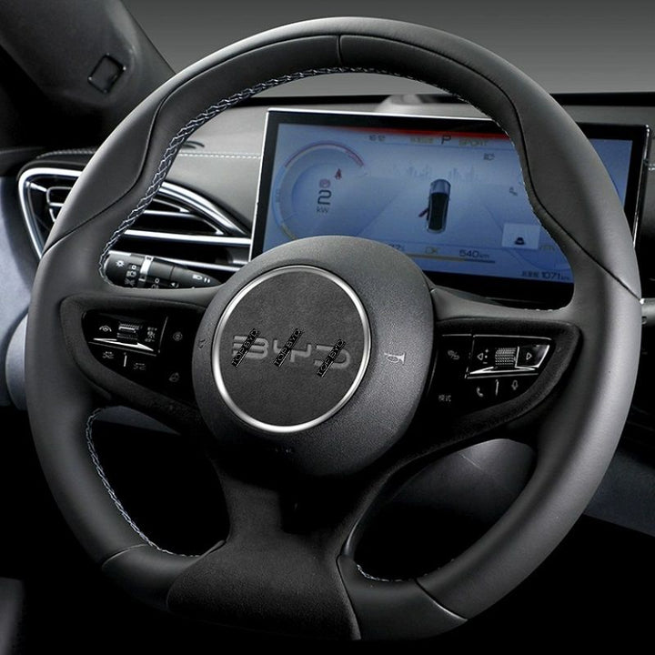 Genuine Alcantara Steering Wheel Cover for BYD Seal 6 DM-i