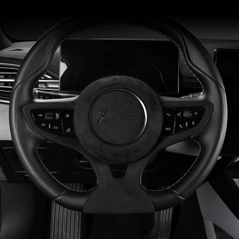 Genuine Alcantara Steering Wheel Cover for BYD Seal 6 DM-i