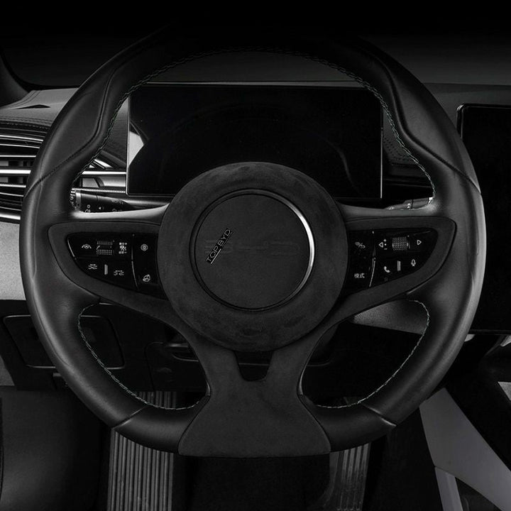 Genuine Alcantara Steering Wheel Cover for BYD Seal 6 DM-i