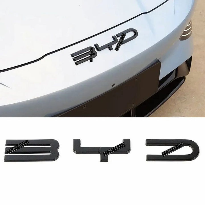 Front Bumper Black Emblem LOGO for BYD