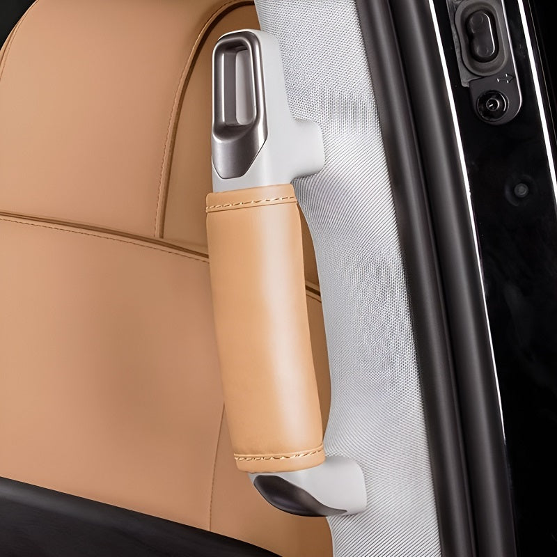 Middle Door Handle Leather Cover for DENZA D9 (2Pcs)